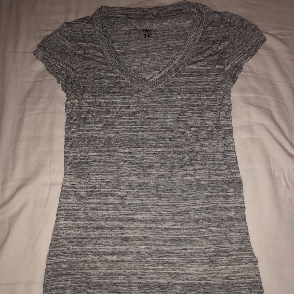Gray V-Neck